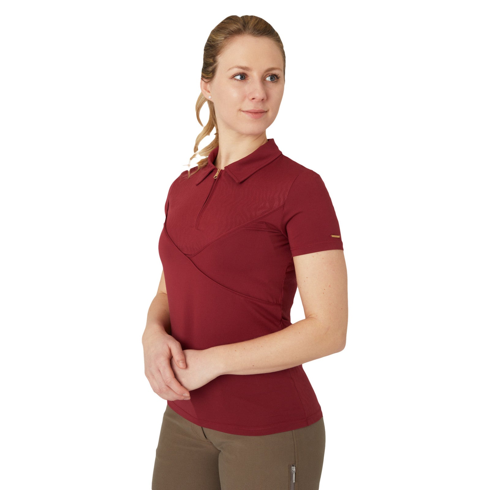 Horze Lyla Technical Polo Shirt Shirts & Tops Horze Equestrian - Equestrian Fashion Outfitters