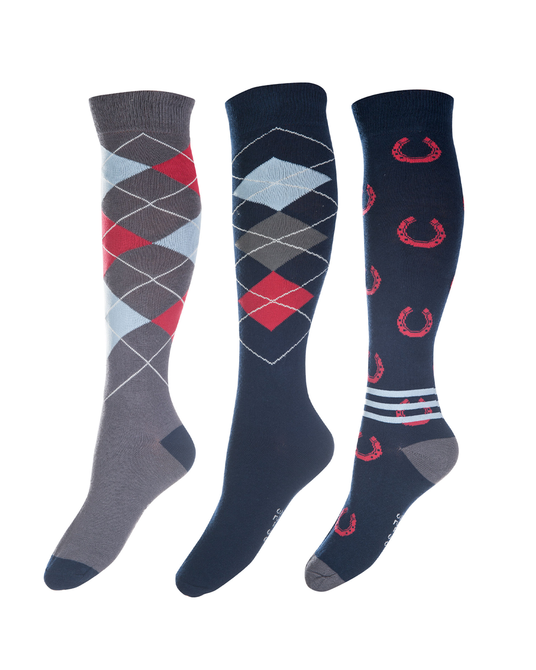 HKM Cardiff Socks (Set of 3) Socks HKM - Equestrian Fashion Outfitters