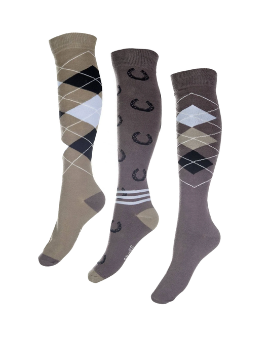 HKM Cardiff Socks (Set of 3) Socks HKM - Equestrian Fashion Outfitters