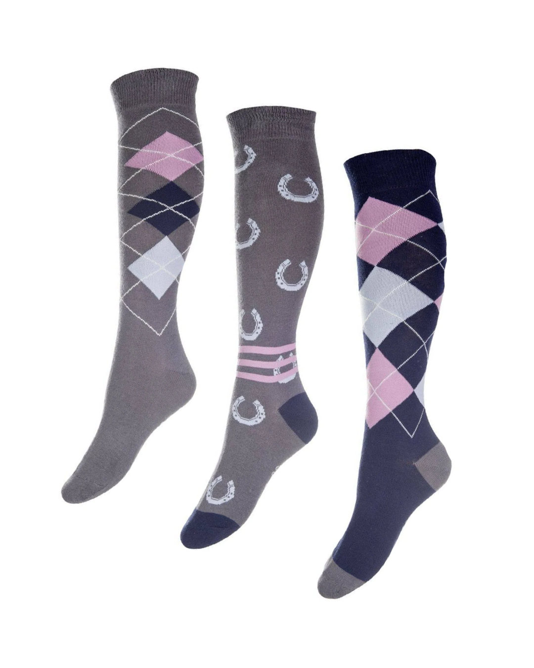 HKM Cardiff Socks (Set of 3) Socks HKM - Equestrian Fashion Outfitters