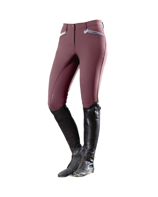 HKM Ladies Velluto Eva FS Silicone Breech Breeches HKM - Equestrian Fashion Outfitters