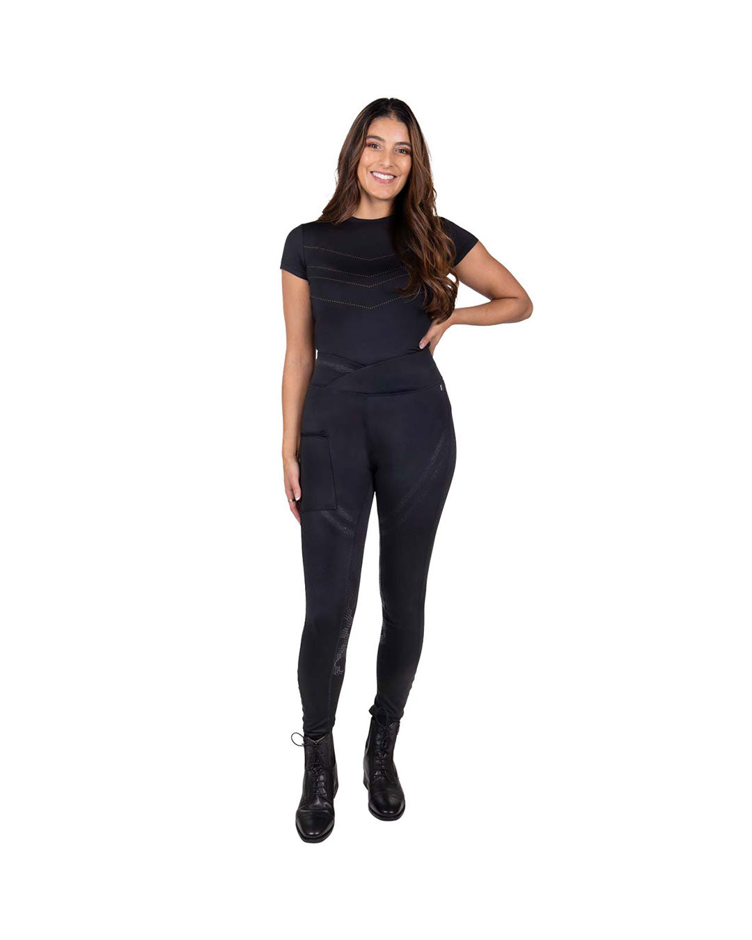 QHP Raquel Winter Tights Riding Pants QHP - Equestrian Fashion Outfitters
