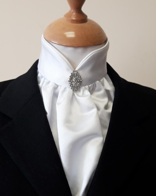 Showquest Helena Satin Bib Stock Stock Tie Showquest - Equestrian Fashion Outfitters