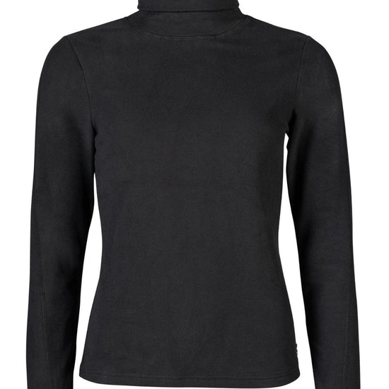 HKM black Eva Turtleneck Shirt on white background - equestrian fashion outfitters