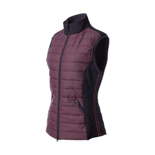 Equinavia Heidi Insulated Vest in Maroon - equestrian fashion outfitters