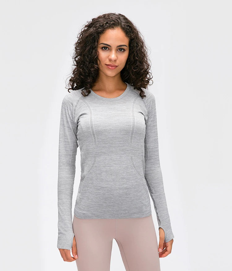 Cypress Seamless Long Sleeve Shirt Tops Elevated Equestrian - Equestrian Fashion Outfitters