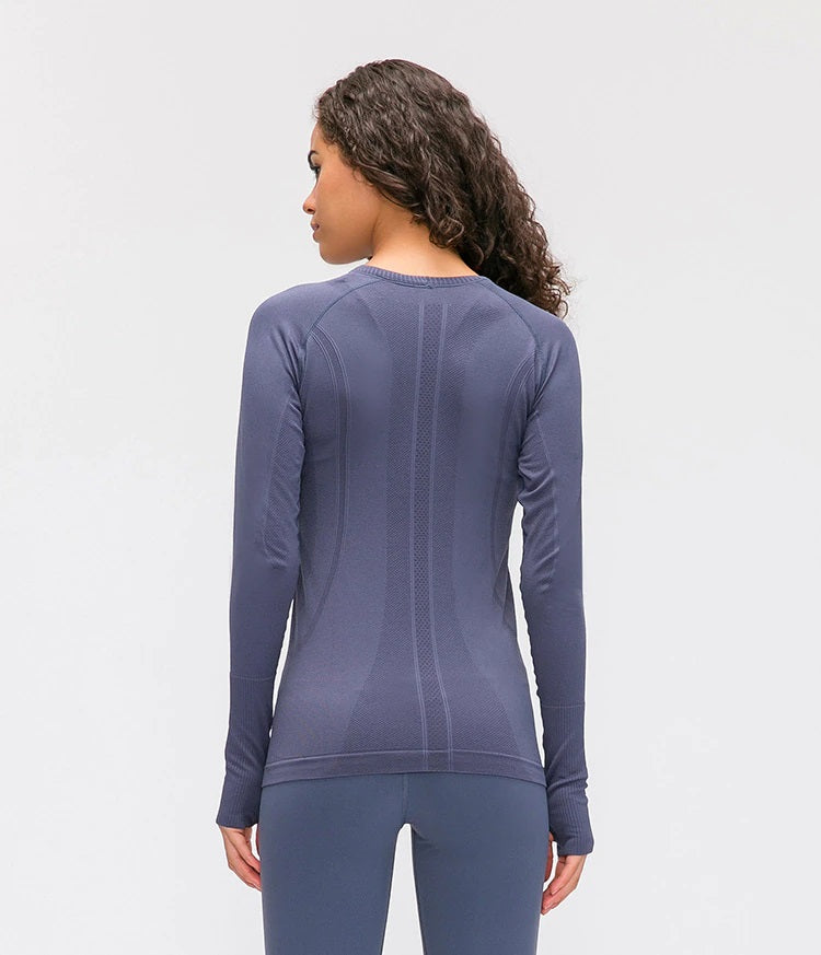 Cypress Seamless Long Sleeve Shirt Tops Elevated Equestrian - Equestrian Fashion Outfitters