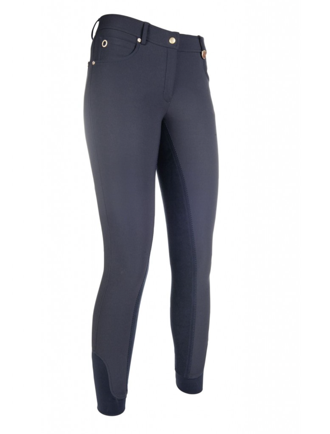 HKM Ladies Basic Full Seat Suede Breech Breeches HKM - Equestrian Fashion Outfitters