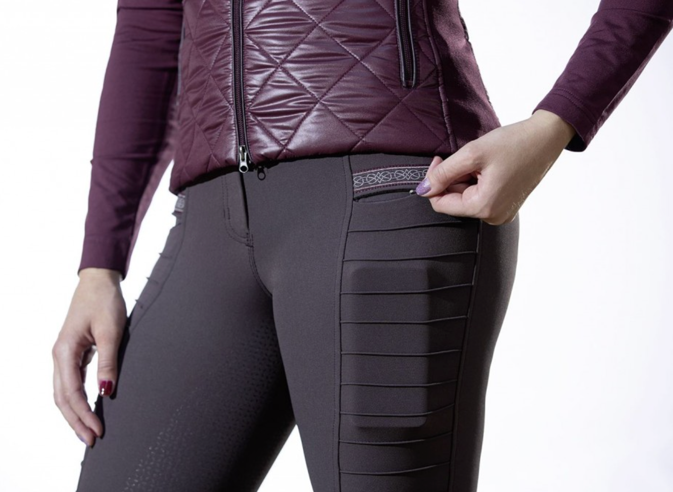 HKM Ladies Odello Eva FS Silicone Breech Breeches HKM - Equestrian Fashion Outfitters