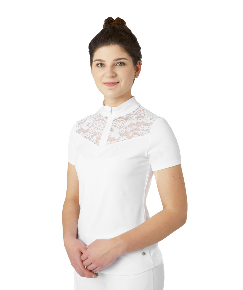 B Vertigo Kayla Laced Show Shirt Show Shirts Horze Equestrian - Equestrian Fashion Outfitters