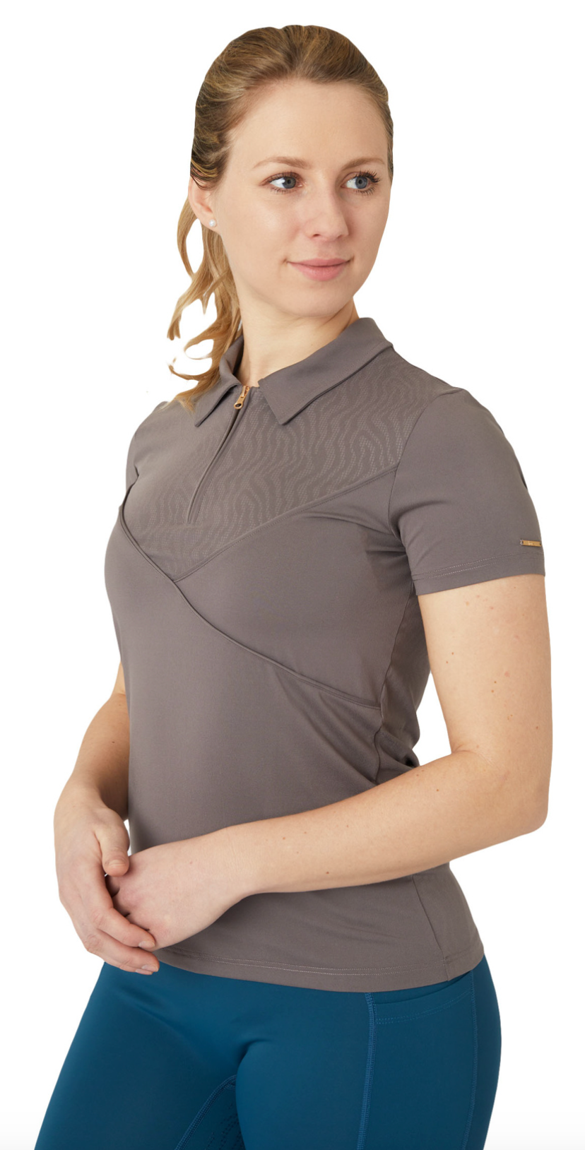 Horze Lyla Technical Polo Shirt Shirts & Tops Horze Equestrian - Equestrian Fashion Outfitters