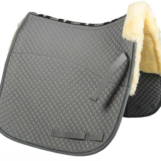 NSC Sheepskin Dressage Saddle Pads Saddle Pad NSC - Equestrian Fashion Outfitters
