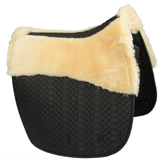 NSC Sheepskin Dressage Saddle Pads Saddle Pad NSC - Equestrian Fashion Outfitters