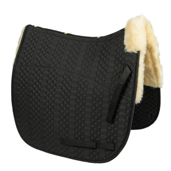 NSC Sheepskin Dressage Saddle Pads Saddle Pad NSC - Equestrian Fashion Outfitters