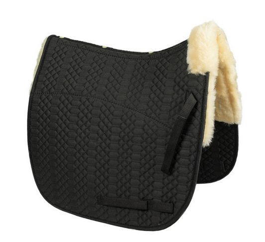 NSC Sheepskin Dressage Saddle Pads Saddle Pad NSC - Equestrian Fashion Outfitters