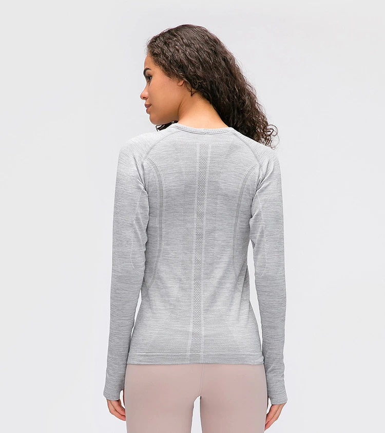 Cypress Seamless Long Sleeve Shirt Tops Elevated Equestrian - Equestrian Fashion Outfitters