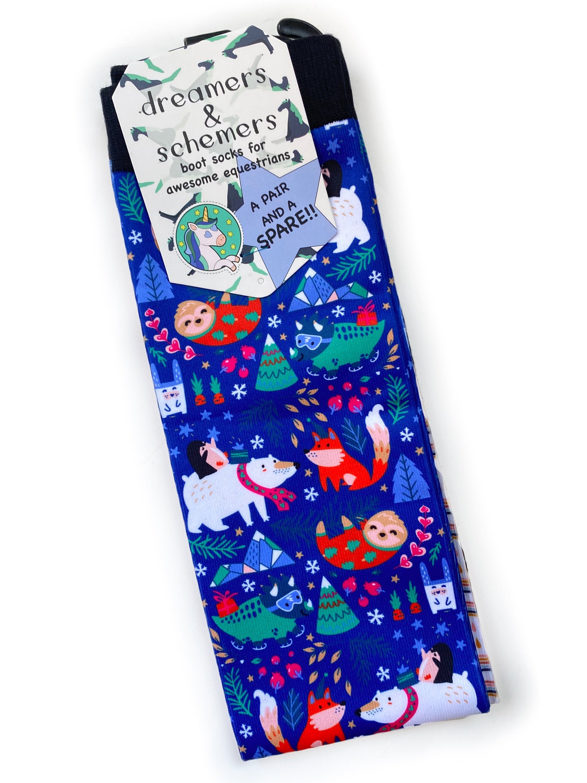 Dreamers & Schemers Pair & a Spare Boot Socks Socks Dreamers and Schemers - Equestrian Fashion Outfitters