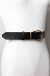 Horseshoe Gold Buckle Belt Belts Leto Accessories - Equestrian Fashion Outfitters