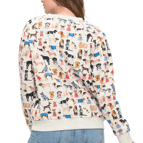 Colourful Dog Breeds Print Sweatshirt Sweater SM WARDROBE - Equestrian Fashion Outfitters