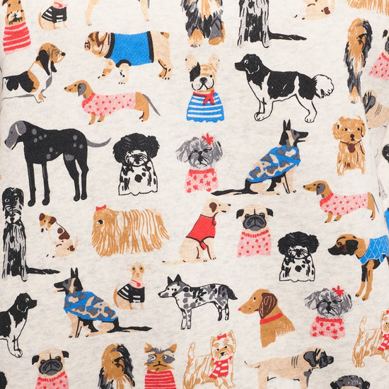 Colourful Dog Breeds Print Sweatshirt Sweater SM WARDROBE - Equestrian Fashion Outfitters