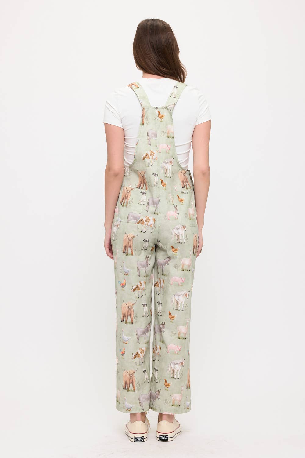 Farm Animals Print Overalls Apparel SM WARDROBE - Equestrian Fashion Outfitters