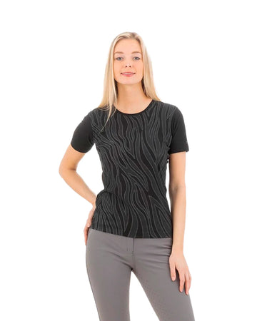 Anky Printed Short Sleeve Shirt Shirts & Tops BR - Equestrian Fashion Outfitters