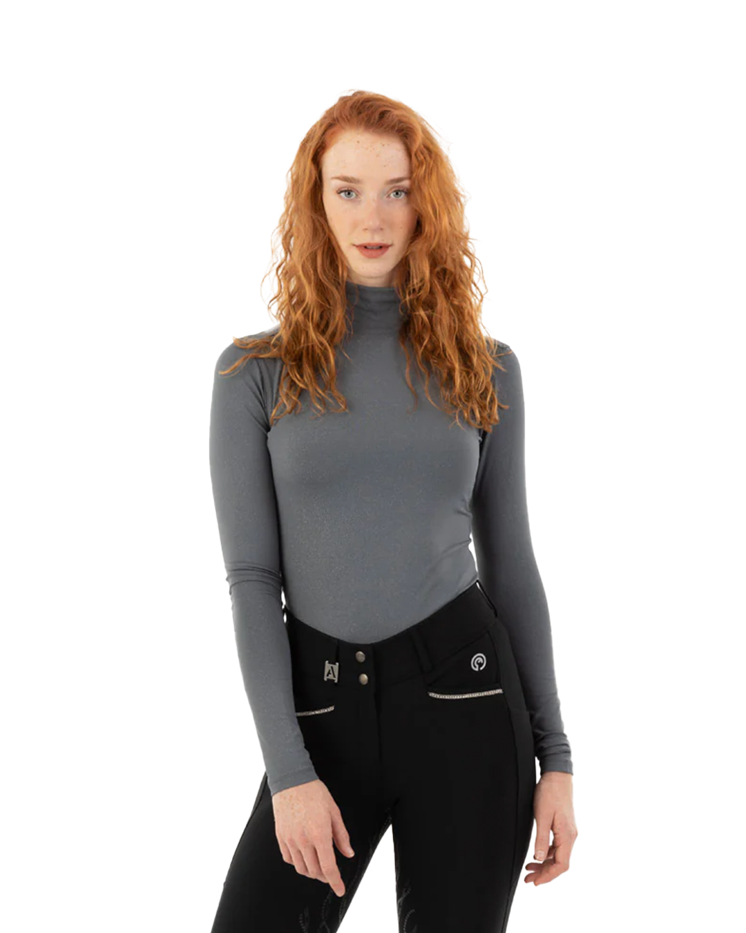 Anky Mockneck Shirt Tops Anky Technical - Equestrian Fashion Outfitters