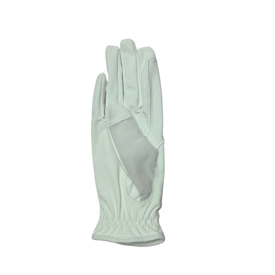White equestrian glove on a white background