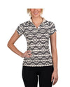 Kastel Geometric Short Sleeve Top