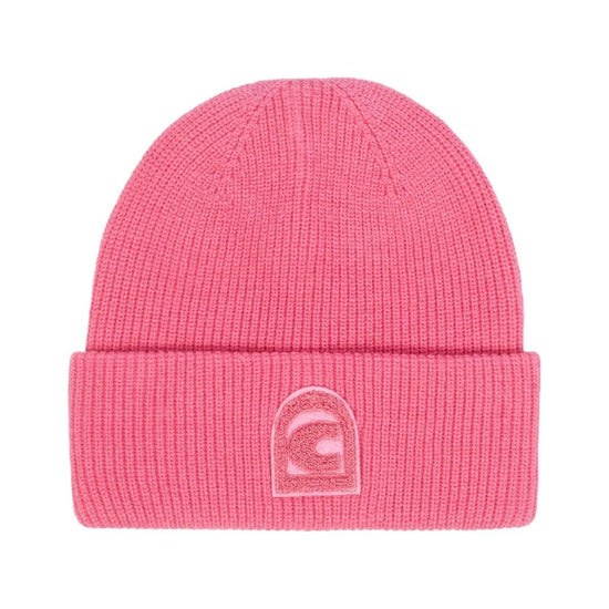 pink hat on white background with C logo