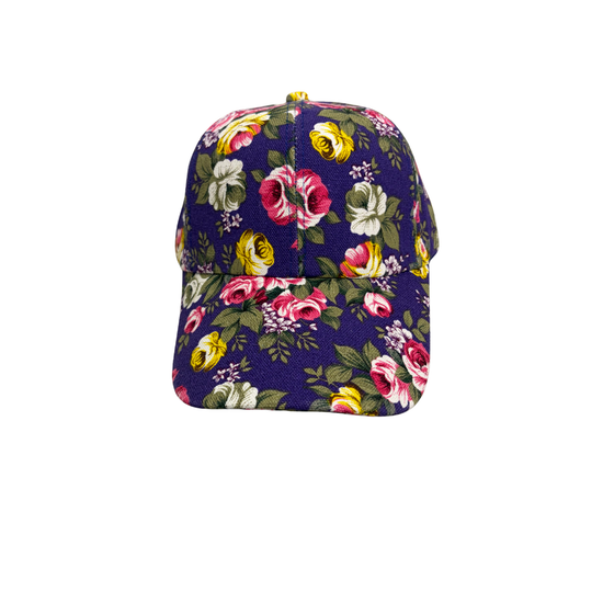 Floral Ball Cap Hat Equestrian Fashion Outfitters - Equestrian Fashion Outfitters