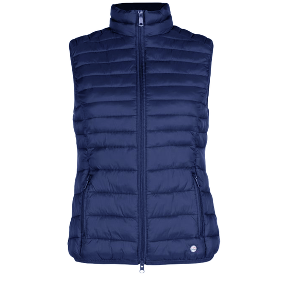 HKM Lena Quilted navy blue vest