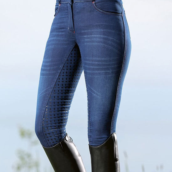 HKM Summer Denim FS Breeches Breeches HKM - Equestrian Fashion Outfitters