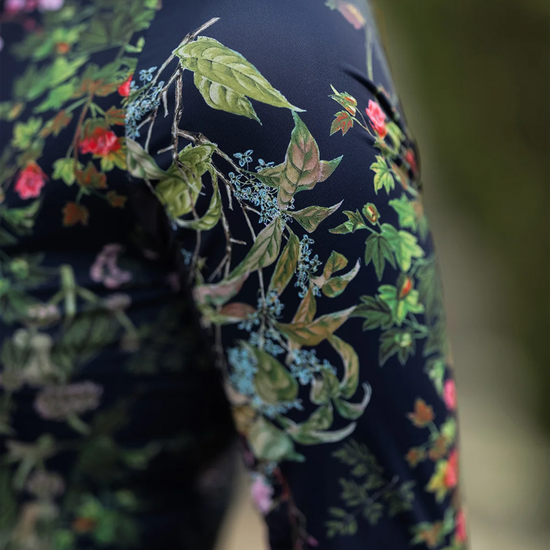 Kastel Navy Secret Garden Long Sleeve Top  Kastel - Equestrian Fashion Outfitters