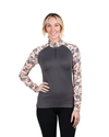 Kastel Raglan Jacobean Long Sleeve Top Shirts & Tops Kastel - Equestrian Fashion Outfitters