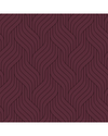 A close-up of a repeating wavy geometric herringbone pattern in deep burgundy oxblood equestrian fashion outfitters