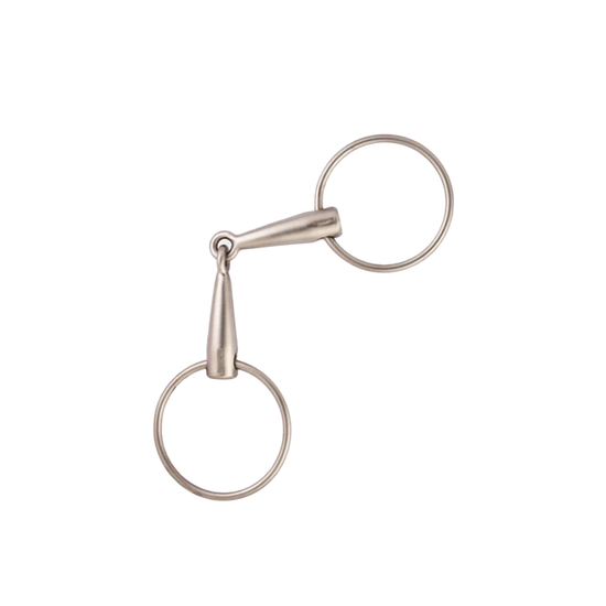 Loose Ring 18 mm Titanium Snaffle Bit  HKM - Equestrian Fashion Outfitters