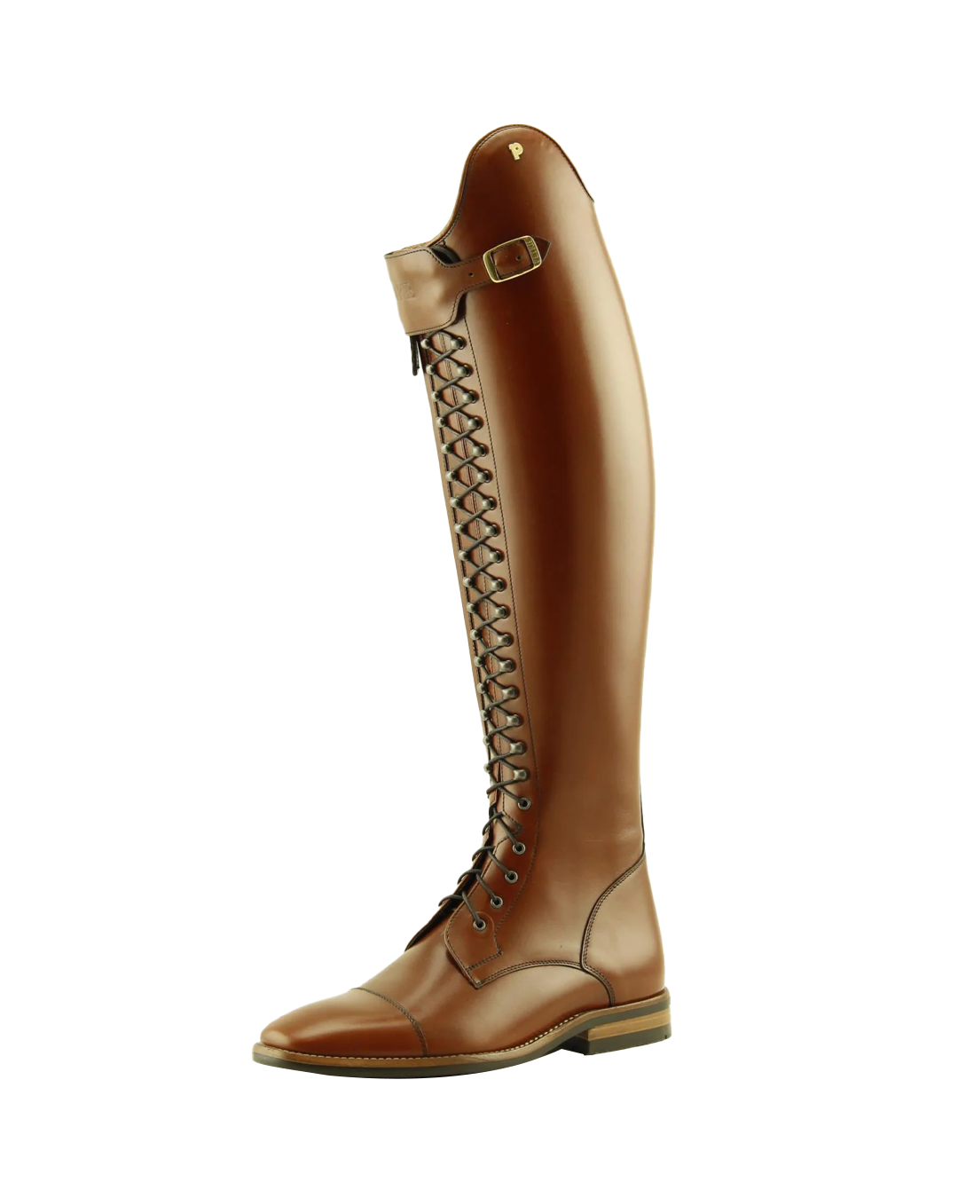 PEI Maurizia Classic Lace Up Tall Riding Boots With Zippers, 53% OFF