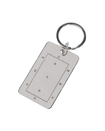 QHP Dressage Arena Key Chain
