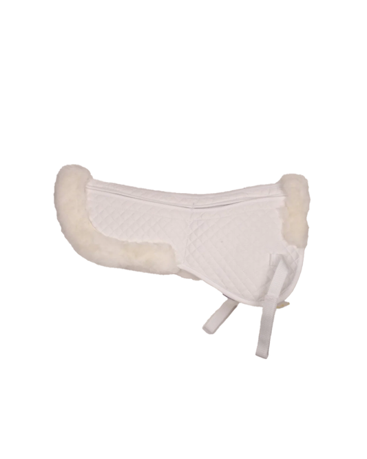 Real Sheepskin Half-Pad with Inserts Saddle Pad No Name - Equestrian Fashion Outfitters