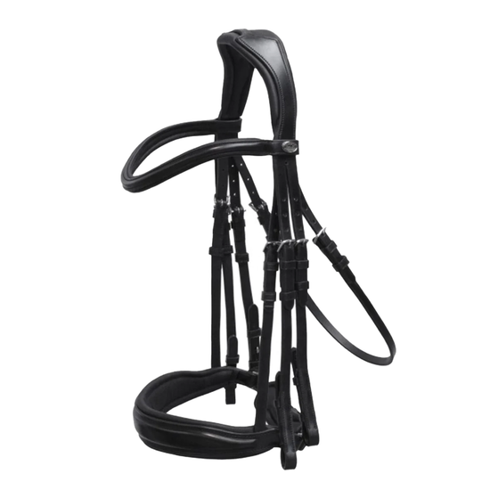 Schockemohle Milan Anatomical Double Bridle Bridle Schockemohle - Equestrian Fashion Outfitters