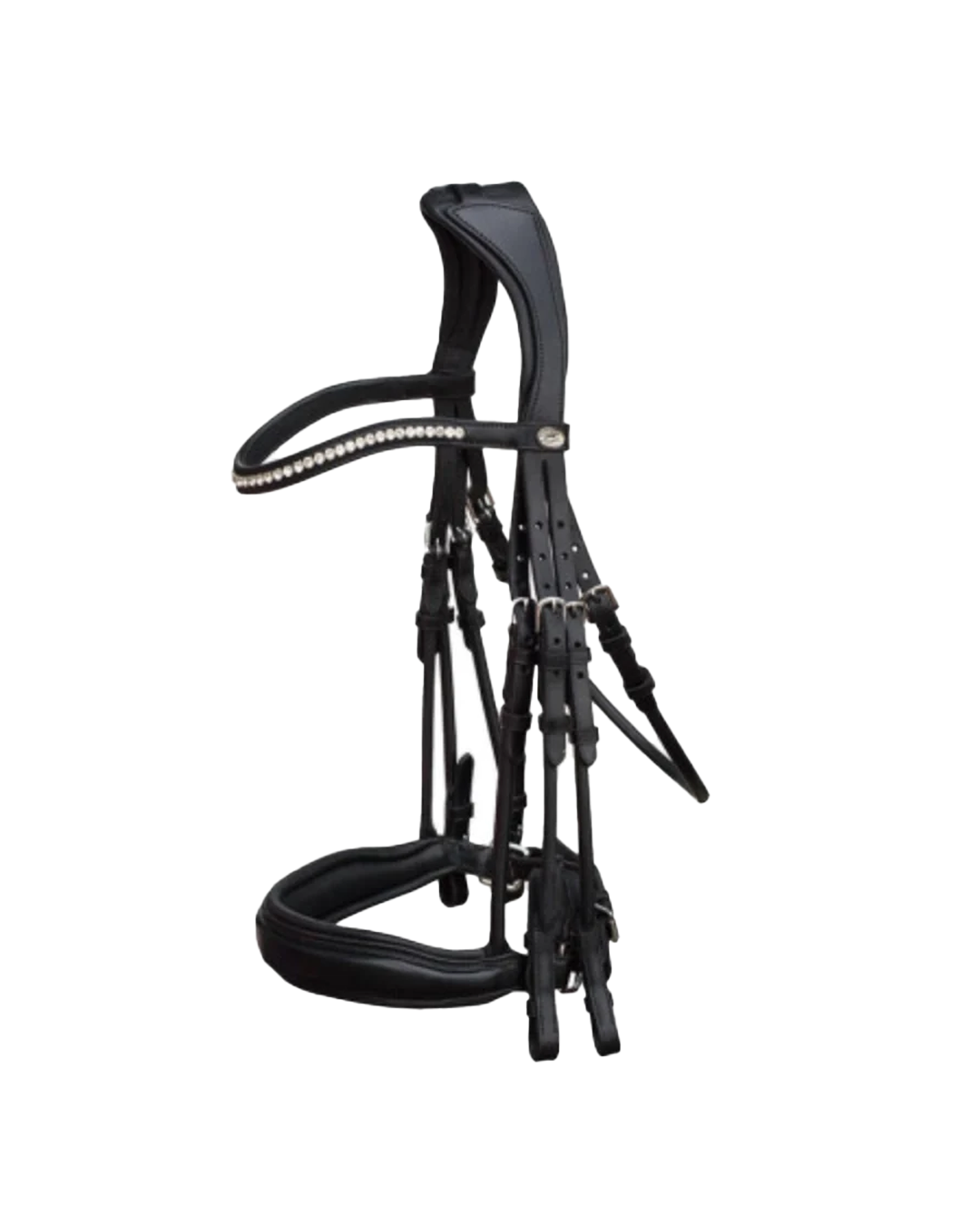 Schockemohle Venice Weymouth ROLLED Double Bridle Bridle Schockemohle - Equestrian Fashion Outfitters