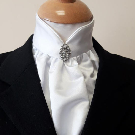 Showquest Helena Satin Bib Stock Stock Tie Showquest - Equestrian Fashion Outfitters