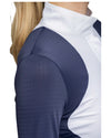 Kastel Navy perforated L/S Mesh Show Shirt