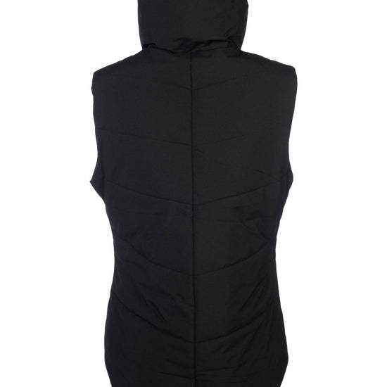 The Back of Black HKM Canada Heated Vest on white background