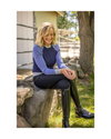 Kastel Navy, Blue, Gray Colorblock Crewneck Sweater