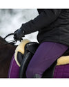Horze Quilted Half Pad with Faux Fur Trim Saddle Pad Horze Equestrian - Equestrian Fashion Outfitters