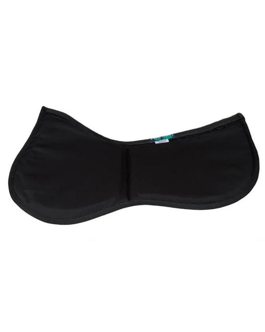 black half pad on a white background
