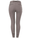 Gray taupe beige riding pants on a white background