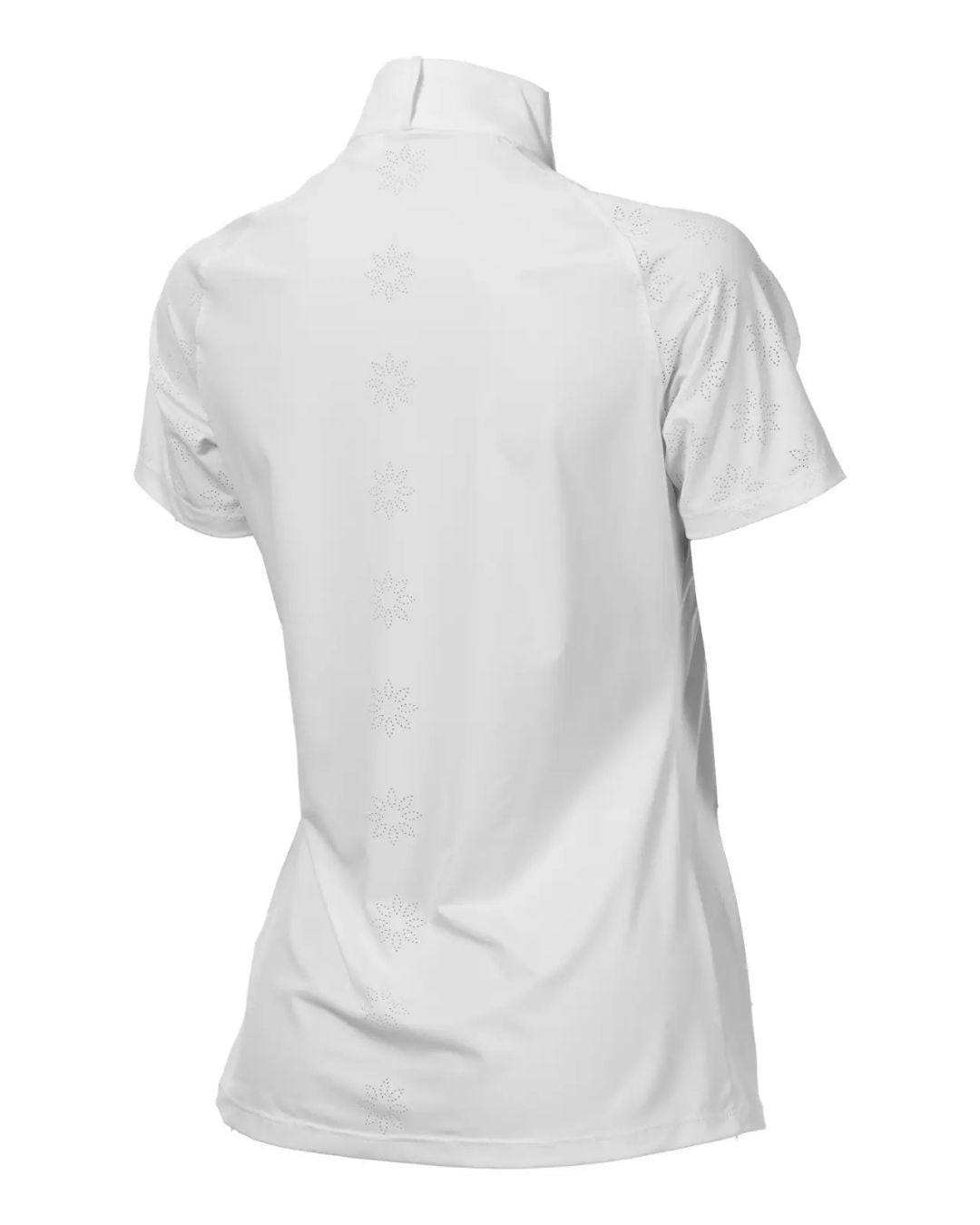 White show shirt on a white background equestrian fashion outfitters